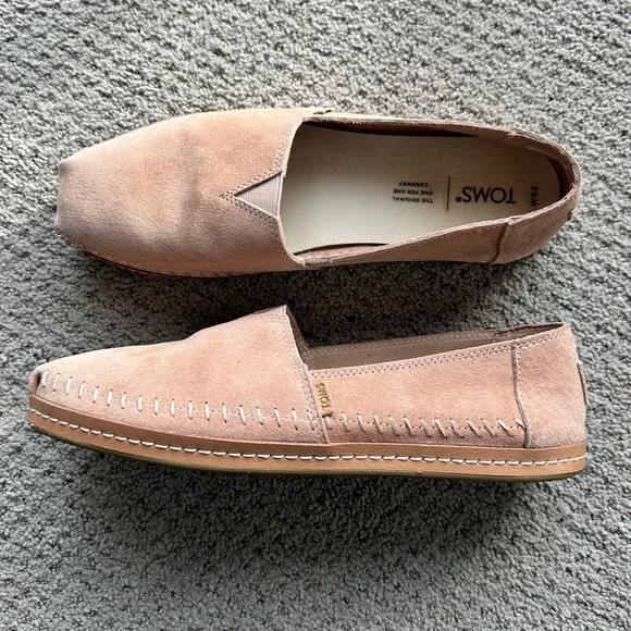 Toms Shoes Natural Leather Wrap Alpargata Toms Alpargata Shoes